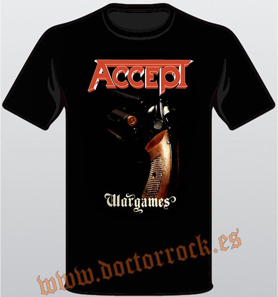 Camiseta Accept War Games