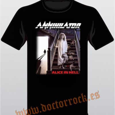 Camiseta Annihilator Alice In Hell