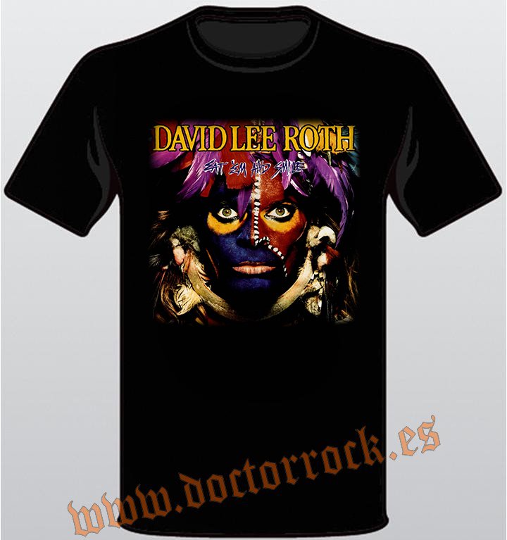 Camiseta David Lee Roth Eat em And Smile