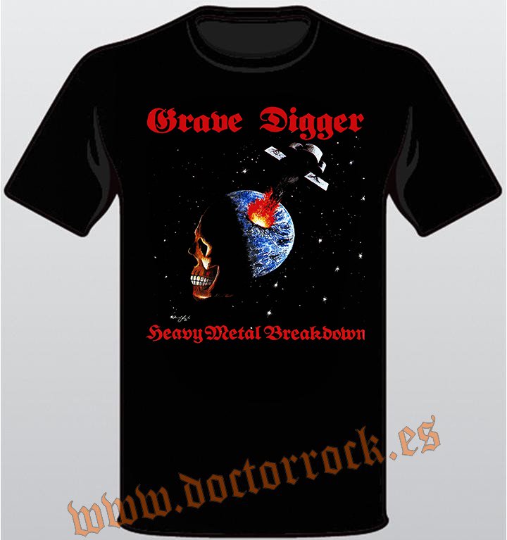 Camiseta Grave Digger Heavy Metal Breakdown