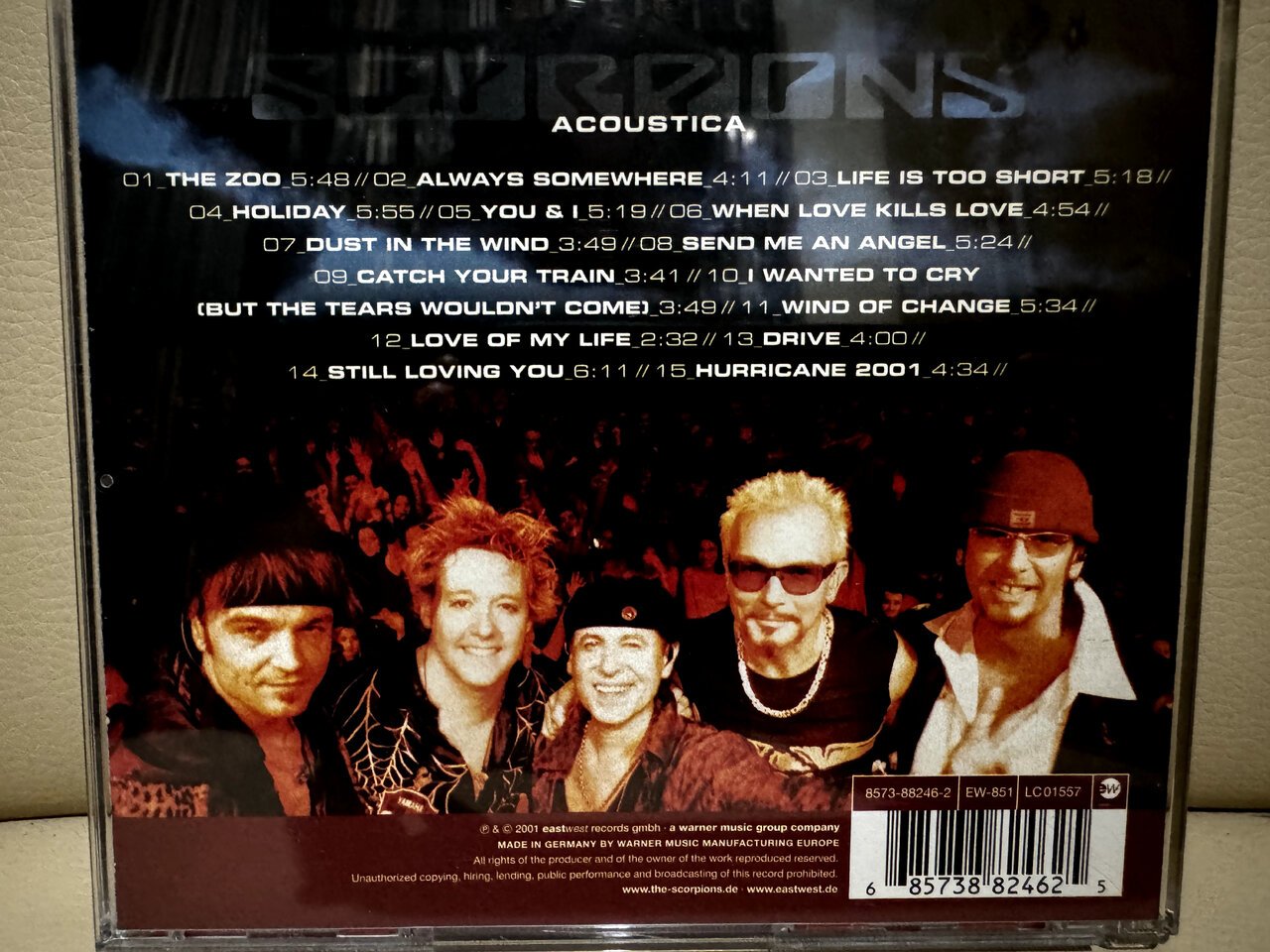 Scorpions Acoustica Cd - Imagen 2