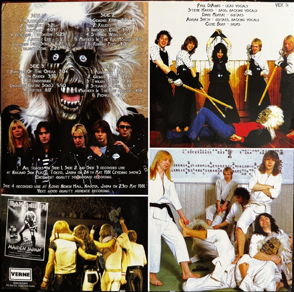 Iron Maiden Maiden Tokyo 1981 Vinilo 2LP - Imagen 2