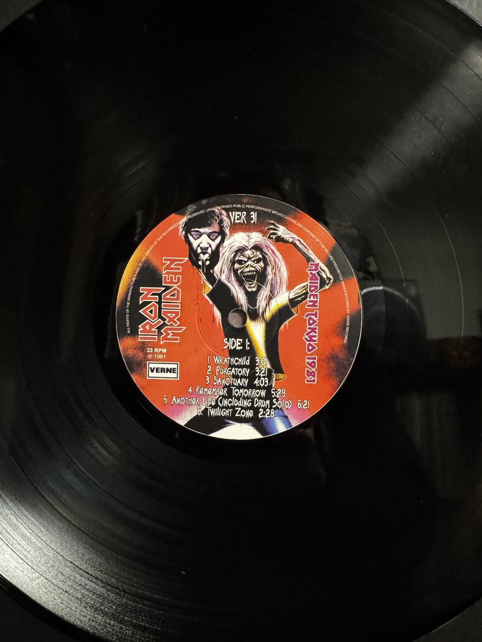 Iron Maiden Maiden Tokyo 1981 Vinilo 2LP - Imagen 3