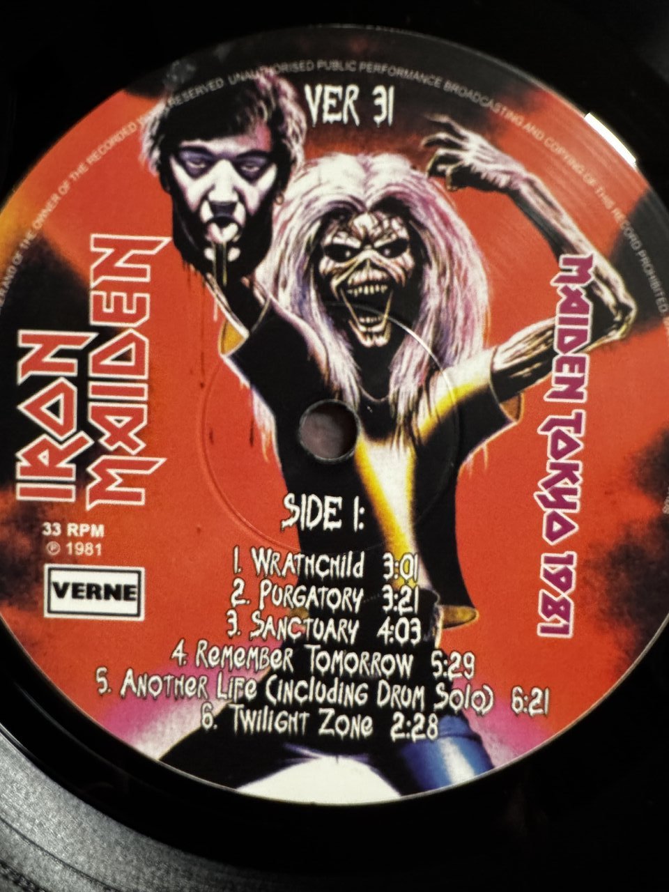 Iron Maiden Maiden Tokyo 1981 Vinilo 2LP - Imagen 4