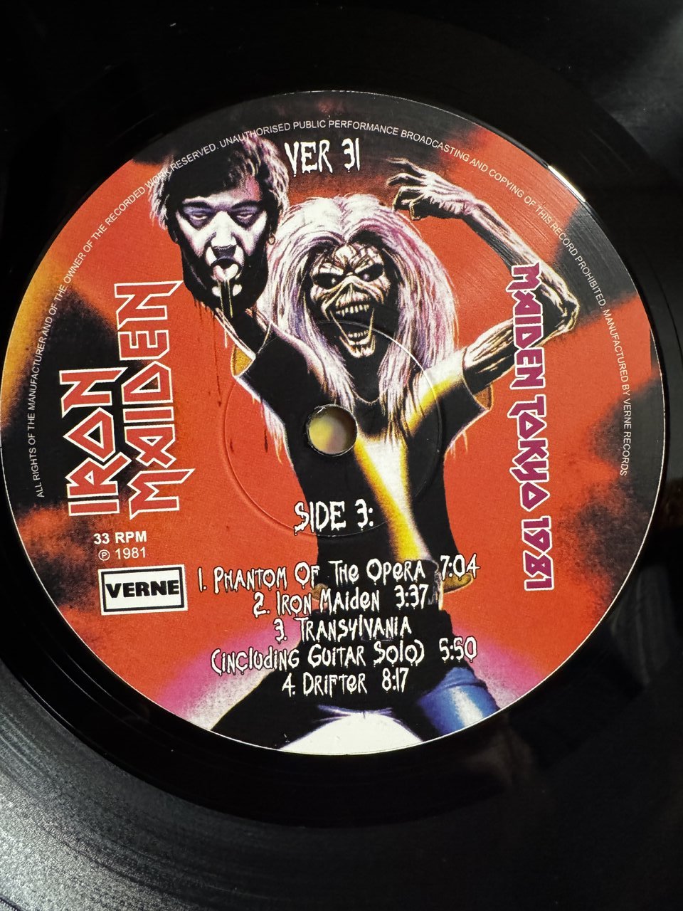 Iron Maiden Maiden Tokyo 1981 Vinilo 2LP - Imagen 6