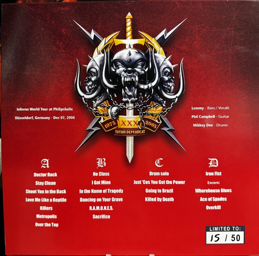 Motorhead Stage Fright 2Lp disco de Vinilo - Imagen 2