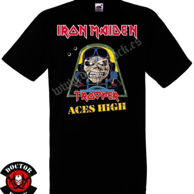 Camiseta Iron Maiden Trooper Aces High