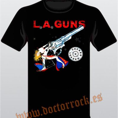 Camiseta L.A. Guns Cocked And Loaded