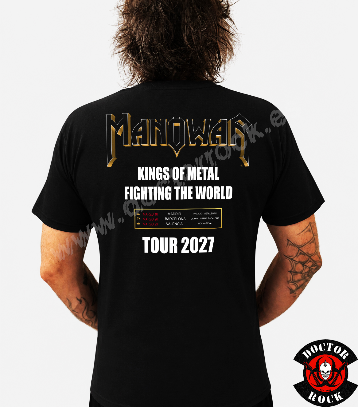 Camiseta Manowar Tour 2027 - Imagen 3