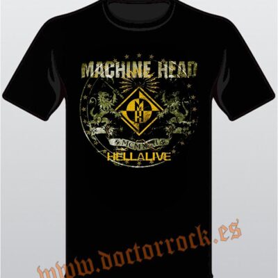Camiseta Machine Head Hellalive