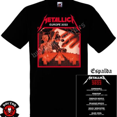 Camiseta Metallica Europe 2022