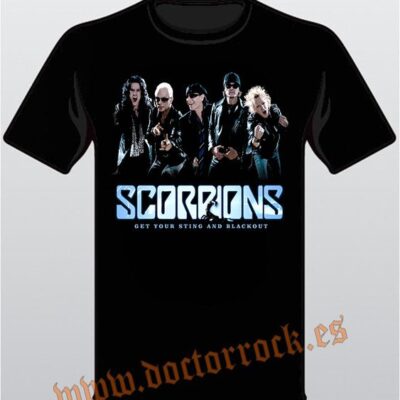Camiseta Scorpions Get Your Sting And  Blackout