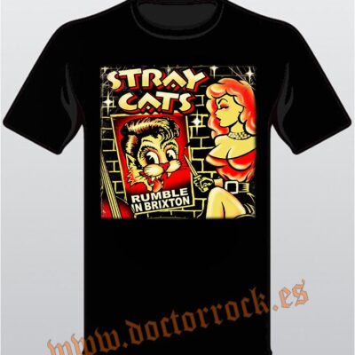 Camiseta Stray Cats Rumble In Brixton