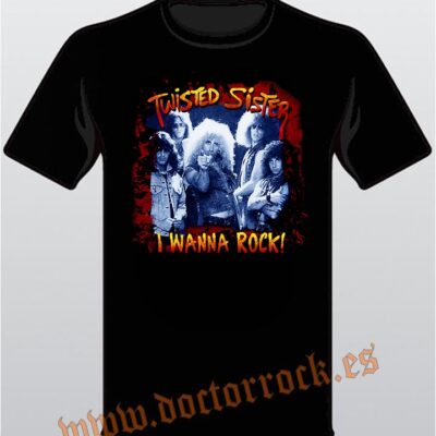 Camiseta Twisted Sister I Wanna Rock