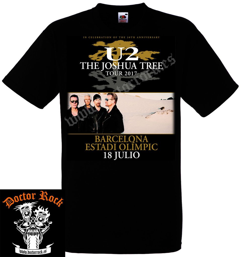 Camiseta U2 The Joshua Tree Tour 2017