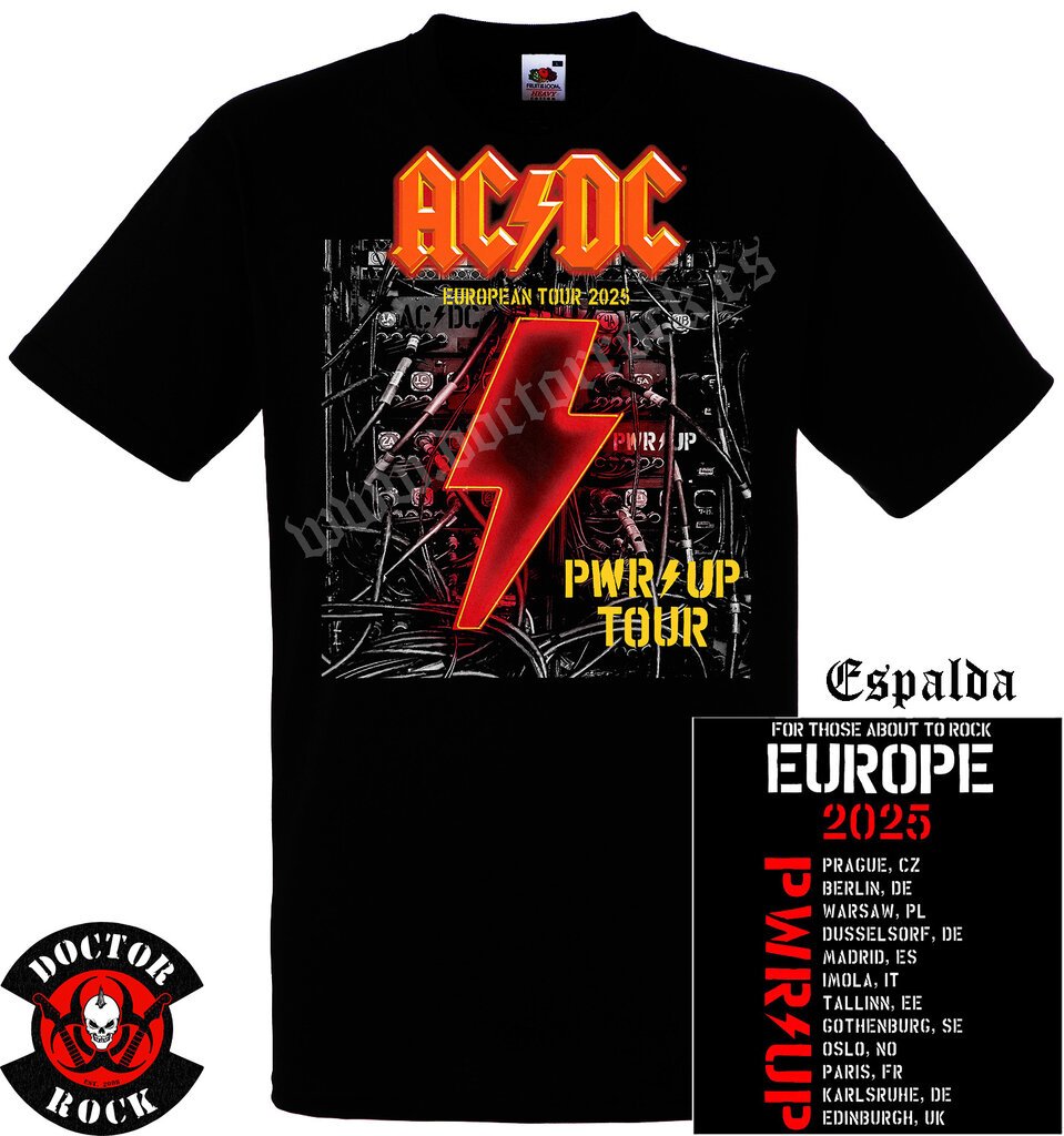 Camiseta AC/DC 2025 Tour