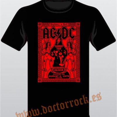 Camiseta AC/DC Riverfront Coliseum