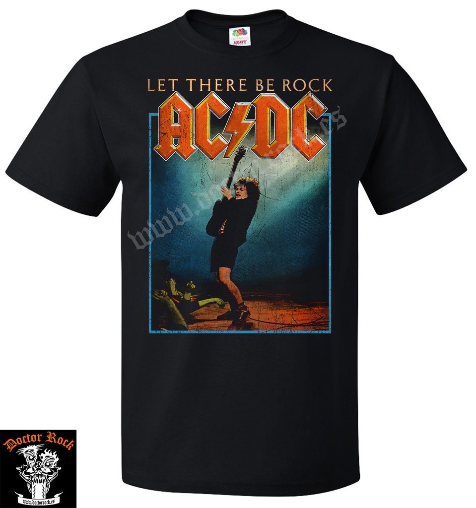 Camiseta AC/DC Let There Be Rock Vintage