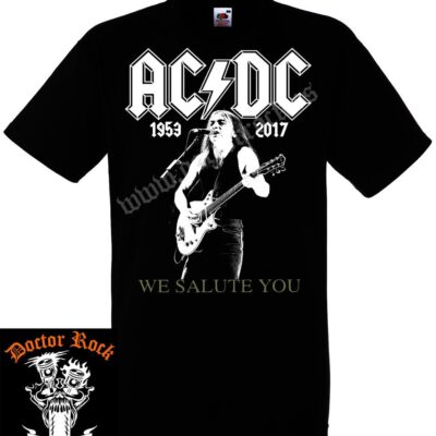 Camiseta AC/DC Malcom We Salute You