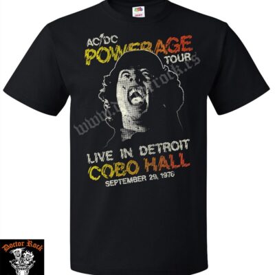 Camiseta AC/DC Powerage Tour