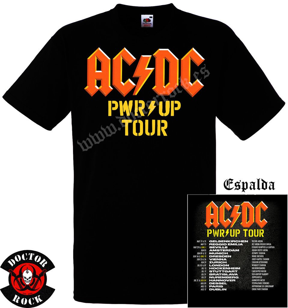 Camiseta AC/DC Pwr Up Tour 2024