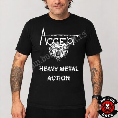 Camiseta Accept Heavy Metal Action