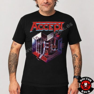 Camiseta Accept Metal Heart