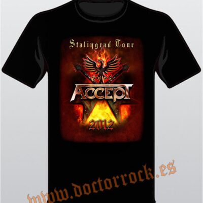 Camiseta Accept Stalingrad Tour 2012