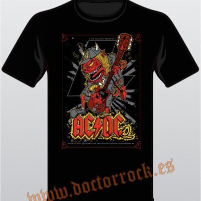 Camiseta AC/DC Gira Black Ice
