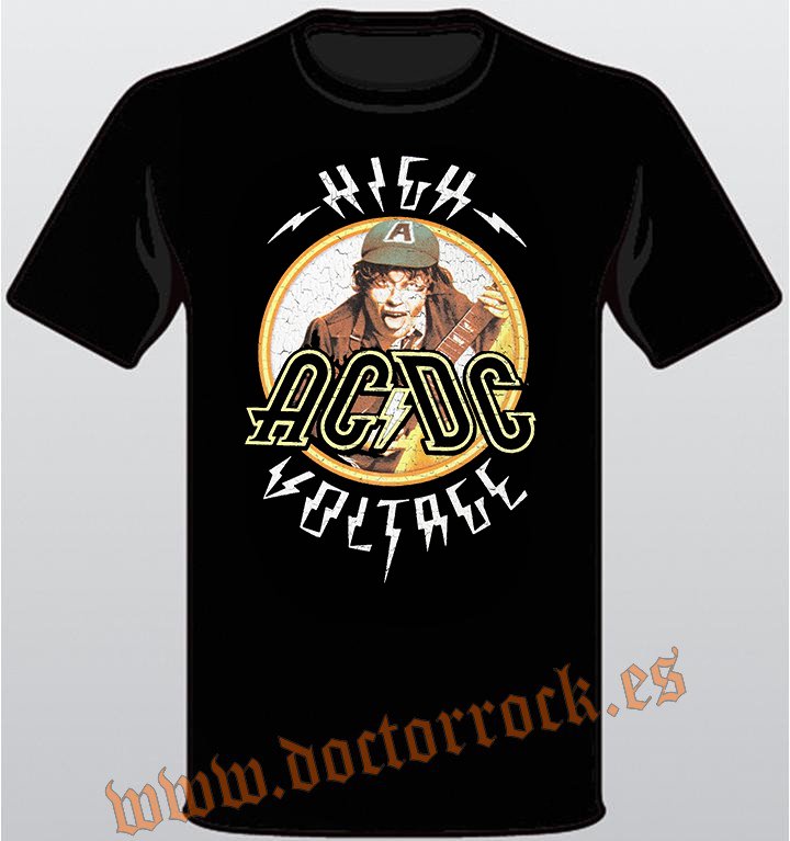 Camiseta AC/DC High Voltage Vintage