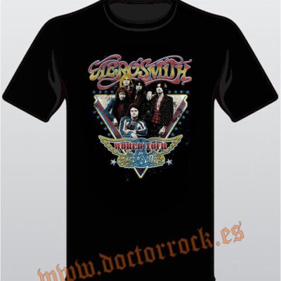 Camiseta Aerosmith World Tour 1977