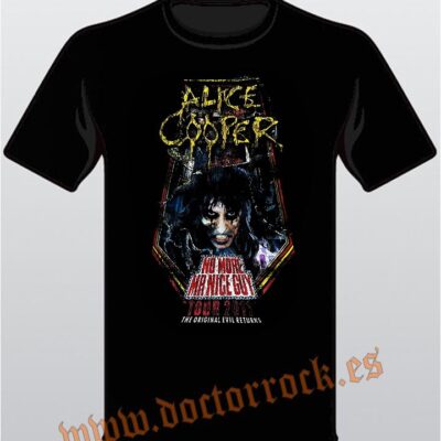 Camiseta Alice Cooper No More Mr Nice Guy Tour 2011