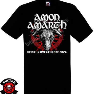 Camiseta Amon Amarth Heidrun Over Europe 2024