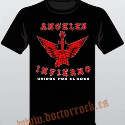 Camiseta Angeles Del Infierno Unidos Por El Rock