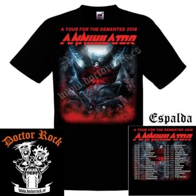 Camiseta Annihilator 2018 Tour