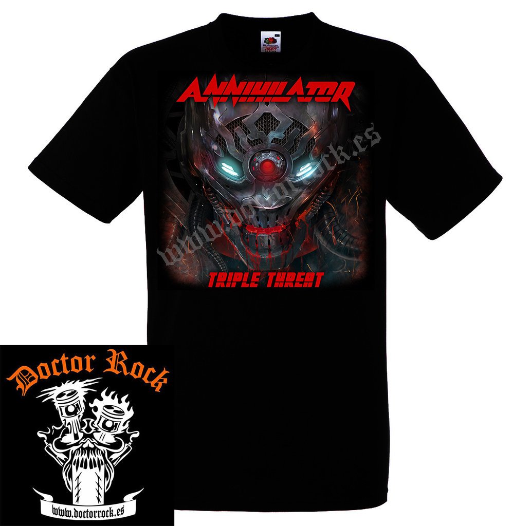 Camiseta Annihilator Triple Threat