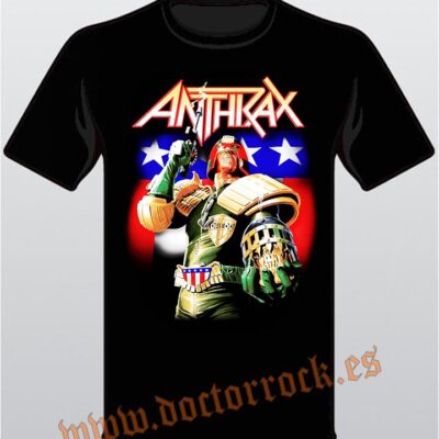 Camiseta Anthrax I am the Law