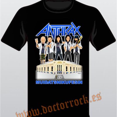 Camiseta Anthrax Muidatsnikufesin