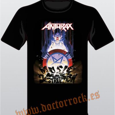 Camiseta Anthrax Music Of Mass Destruction