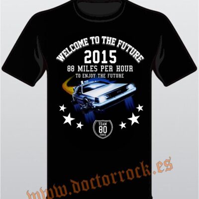 Camiseta Back To The Future Welcome To The Future