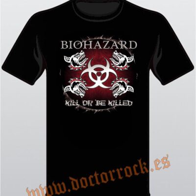 Camiseta Biohazard Kill Or Be Killed