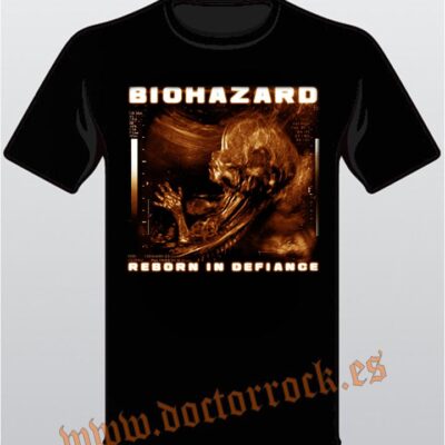 Camiseta Biohazard Reborn In Defiance