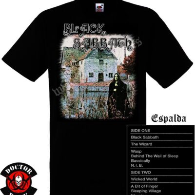 Camiseta Black Sabbath 1st Tracklist