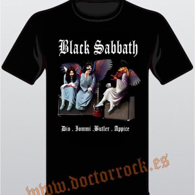 Camiseta Black Sabbath Dio Iommi Butler Appice