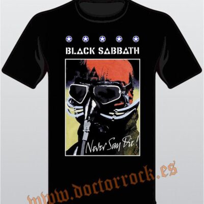 Camiseta Black Sabbath Never Say Die