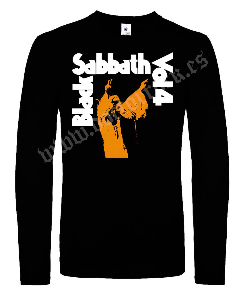 Camiseta Black Sabbath Vol 4 Manga Larga