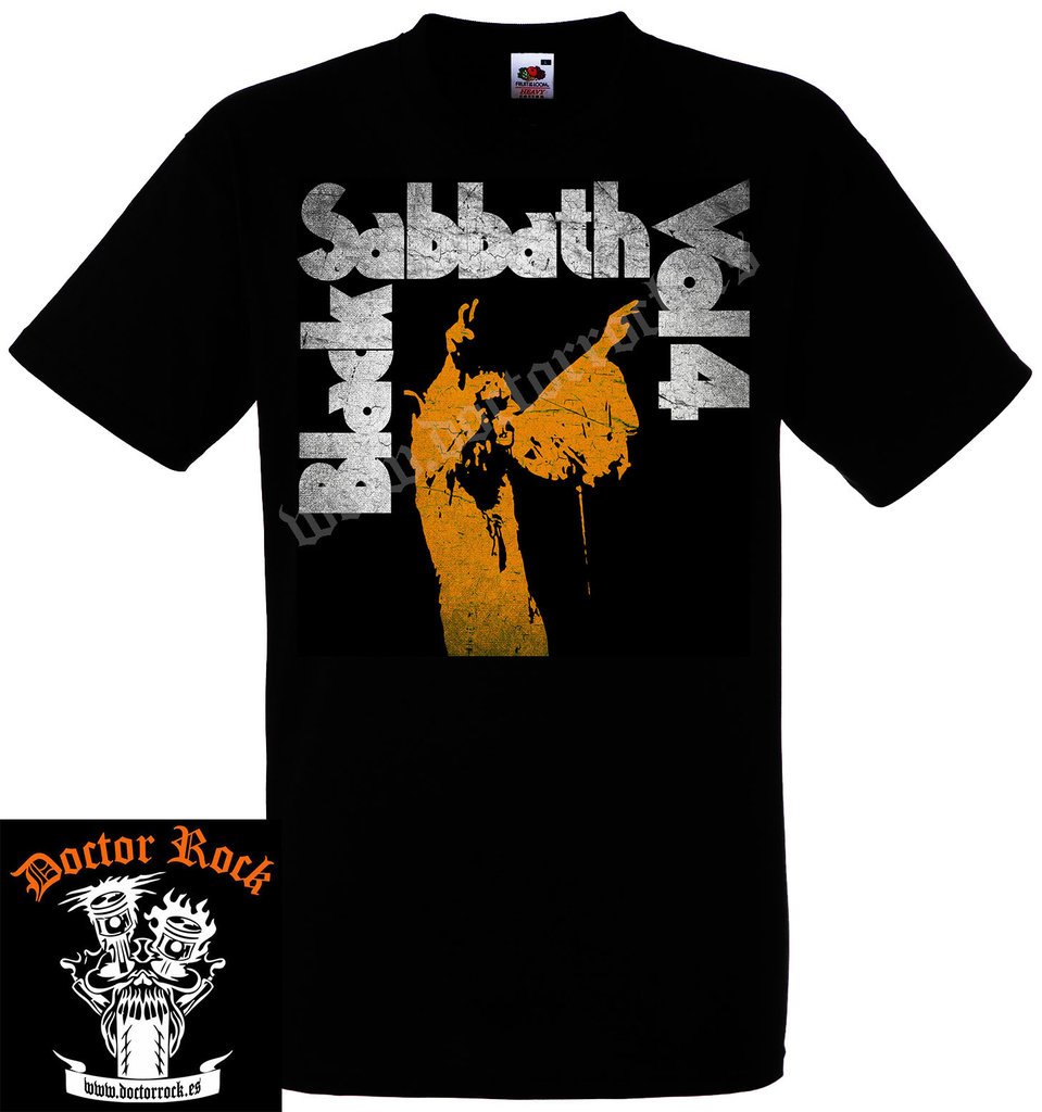 Camiseta Black Sabbath Vol 4 Vintage