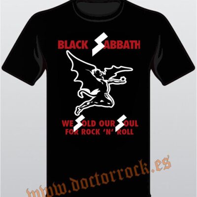 Camiseta Black Sabbath We Sold Our Soul For Rock and Roll