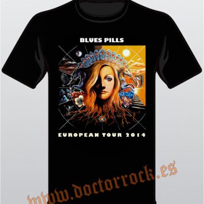 Camiseta Blues Pills European Tour 2014