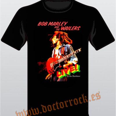 Camiseta Bob Marley Live 1977